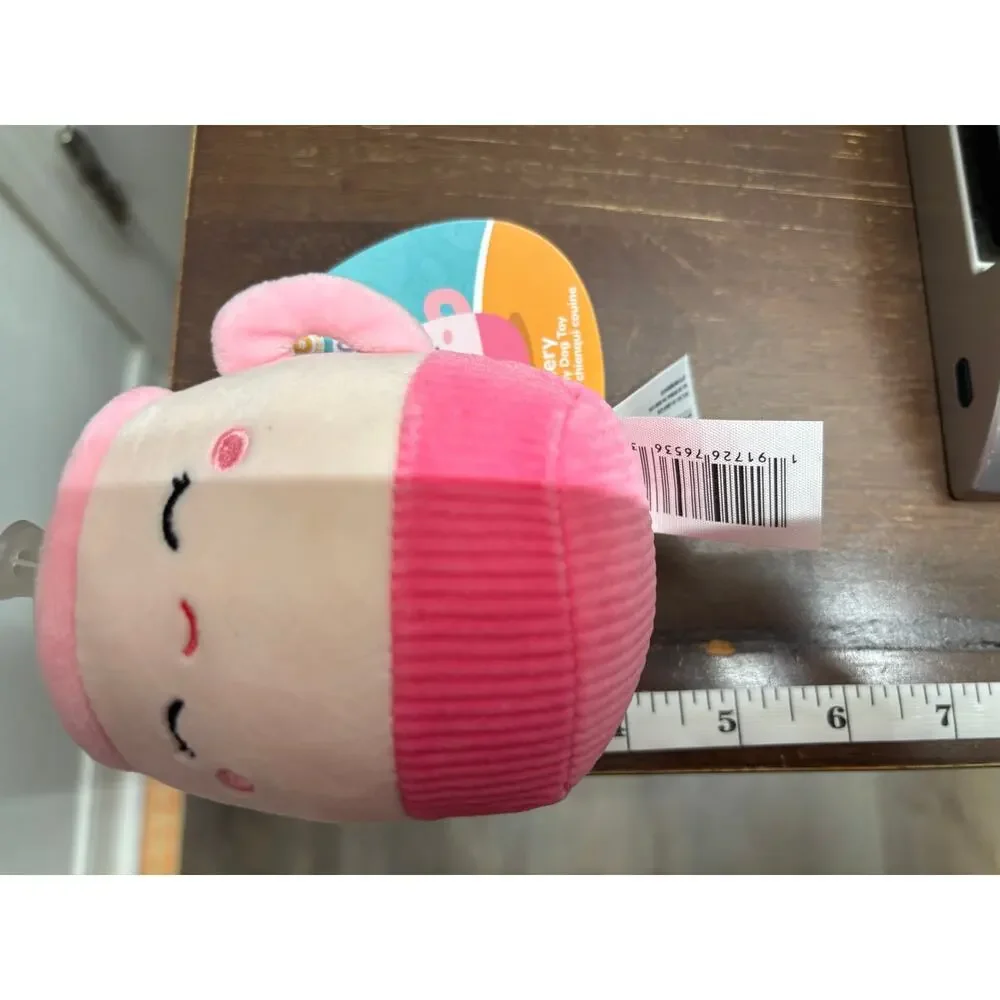 Squishmallows NWT Doy Toys Lot of 3 Emily Latte Deja Donut Squeak Crinkle Plush